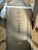 SUN STONE Women's Finnickk Strappy Espadrille Wedge Sandals Nude Size 11 NWB