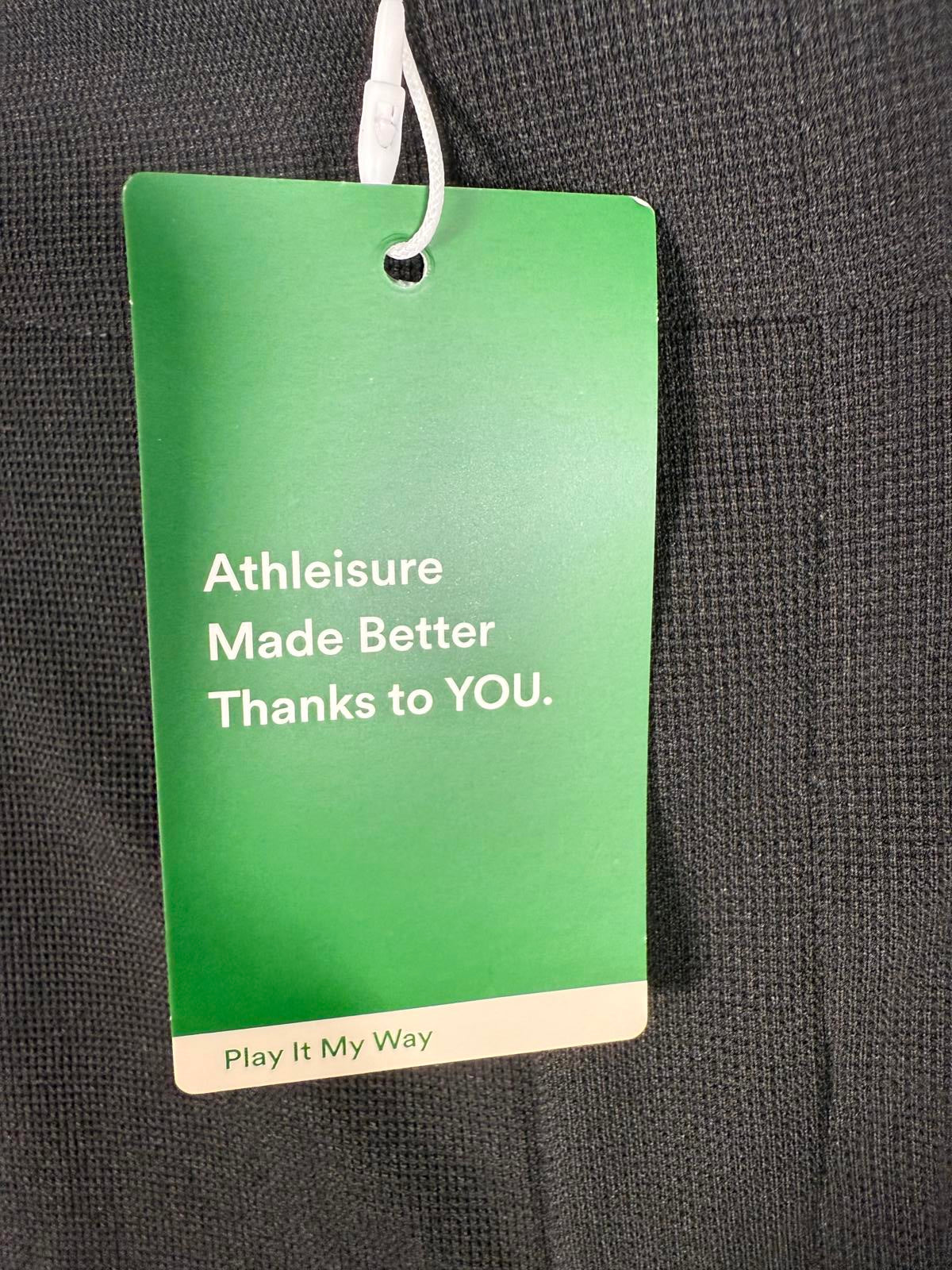 NWT Halara Flex™ High Waisted Pocket Wide Leg Waffle Work Pants Black Size L