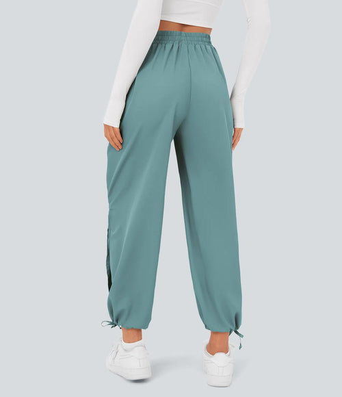 NWT Halara Breezeful™ High Waisted Drawstring Pocket Hem Casual Joggers Size XS