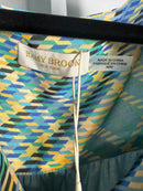 NWT Ramy Brook Ivory Sleeveless Top Multi color Size M