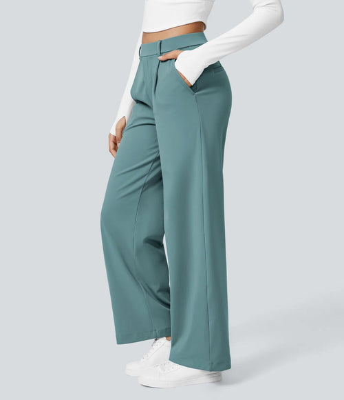 NWT Halara Flex DayStretch High Waisted Pocket Work Pants Size XS Tall