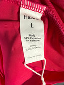 NWT Halara Long Sleeved Ruched Mini Dress Hot Pink Large