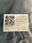 NWT Halara High Waisted Zipper Pocket Shirred Straight Leg Work Pant Blue Size M