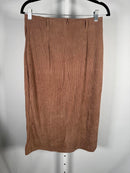 NWT Halara High Waisted Hem Midi Corduroy Casual Skirt Size M