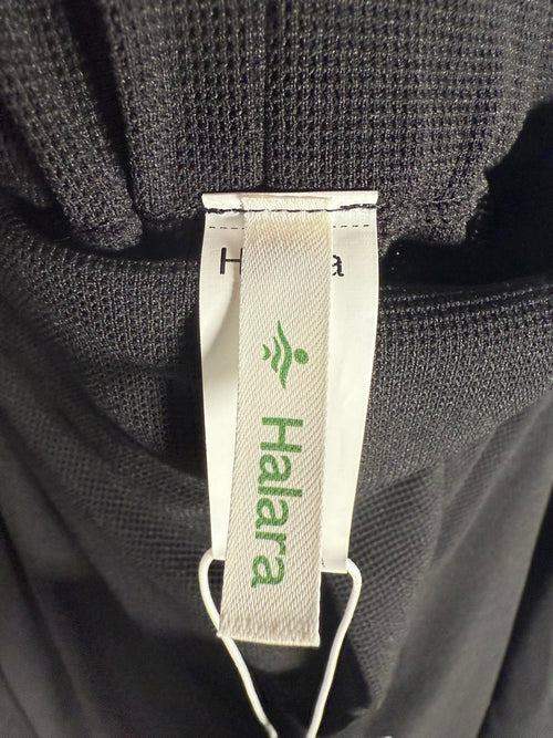 NWT Halara Flex™ High Waisted Pocket Wide Leg Waffle Work Pants Black Size L