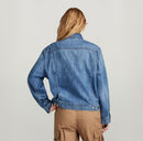 NWT G-Star RAW Women’s Relaxed Denim Jacket Faded Cliffside Blue Size XS