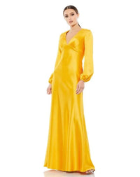 Mac Duggal 55693 Satin Evening Dress Size 4 NWT