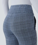 NWT Halara Flex™ High Waisted Houndstooth Plaid Skinny Work Pants Size Small