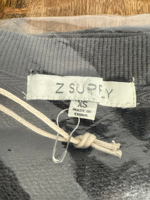 NWT Revolve By Z Supply Charcoal Gray Ruffle Maxi Dress Size XS