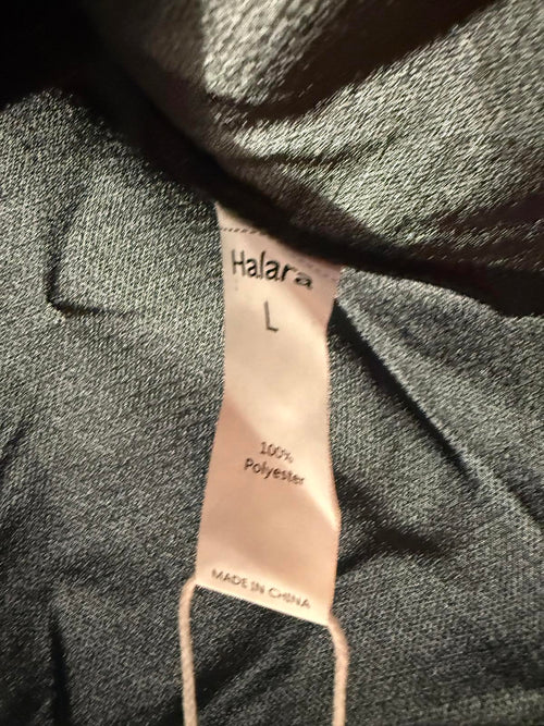 NWT Halara Sleeveless Pockets Drawstring Casual Jumpsuit Black Size L