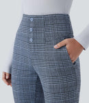 NWT Halara Flex™ High Waisted Houndstooth Plaid Skinny Work Pants Size Small