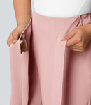 NWT Halara High Waisted Tie Side Wide Leg Work Pants Size Small