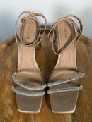 Kaanas Allnat Heels Silver Size 10 New in box