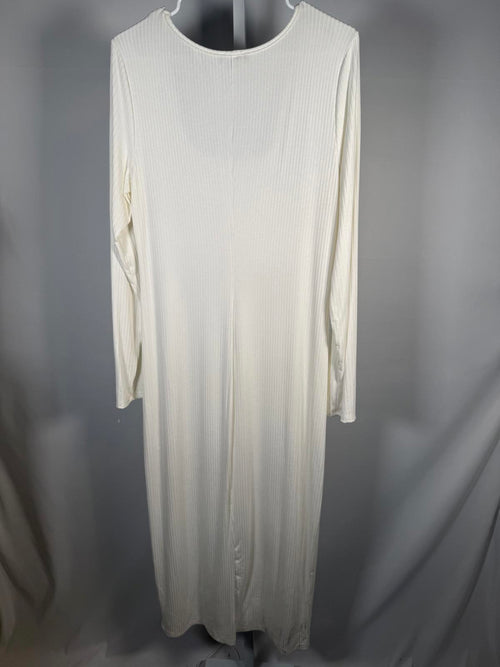 Bebe Rib Square Neck Long Sleeve Dress Size XL NWOT