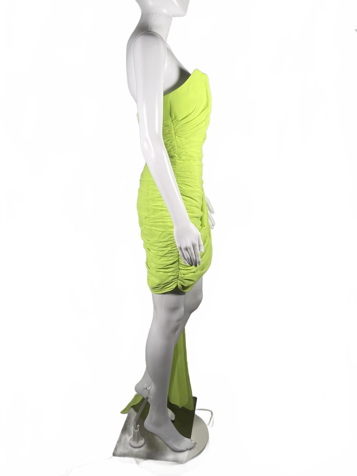 MAC DUGGAL Strapless Drape Bodycon Mini Dress Size 4