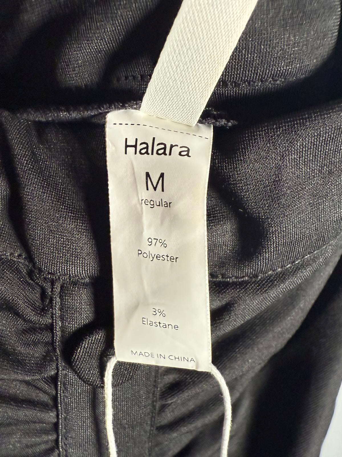 NWT Halara High Waisted Decorative Ruched Hem Work Pencil Skirt Black M