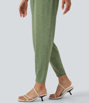 NWT Halara U Neck Harem Jumpsuit Pockets-Easy Peezy Edition Size Large Petite