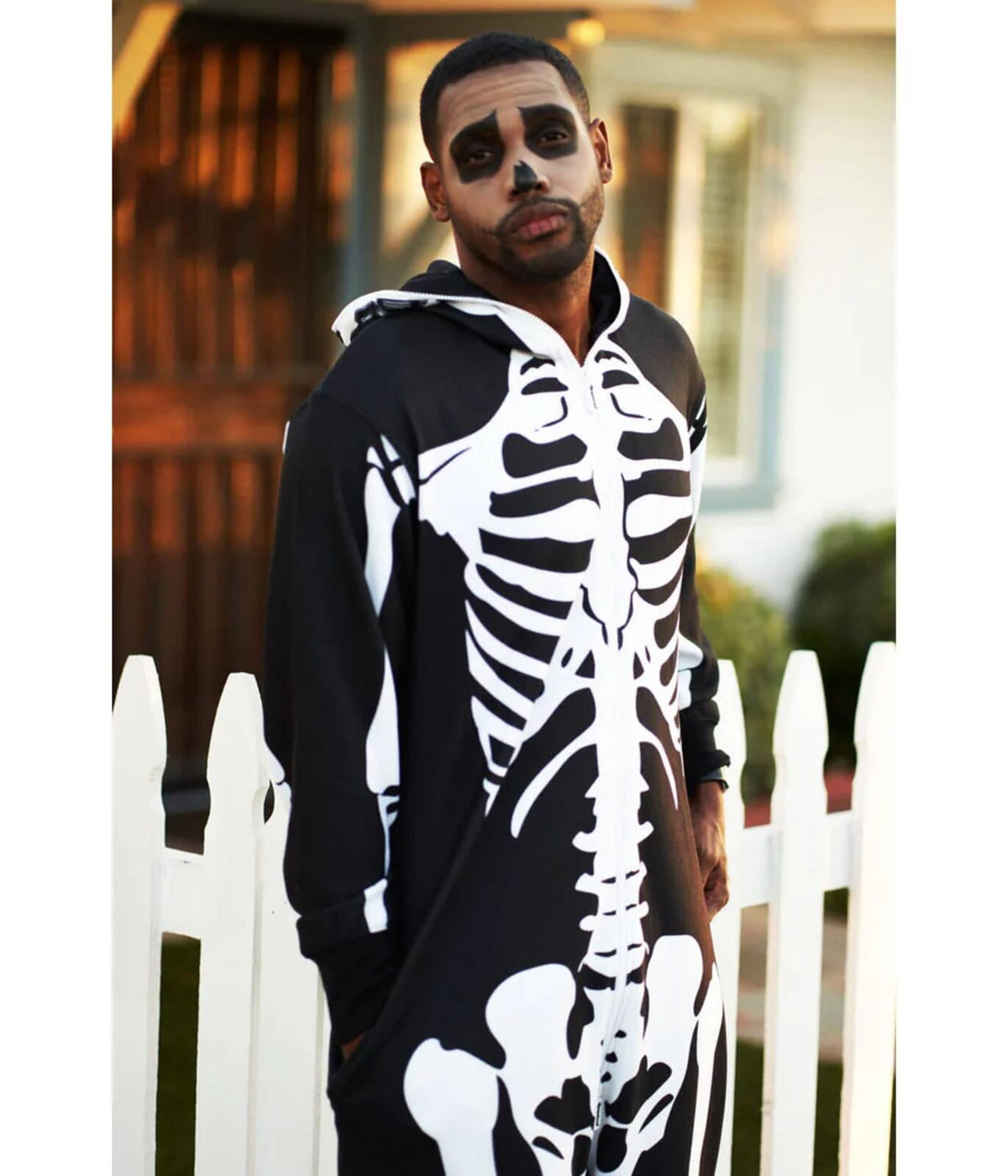 NWT Tipsy Elves Men's Halloween Skeleton Costume Size Large