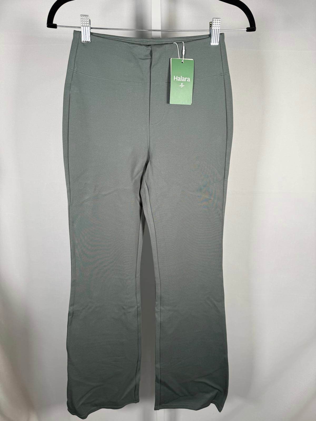 NWT Halara Flex™ High Waisted Back Side Pocket Slight Flare Work Pants XS