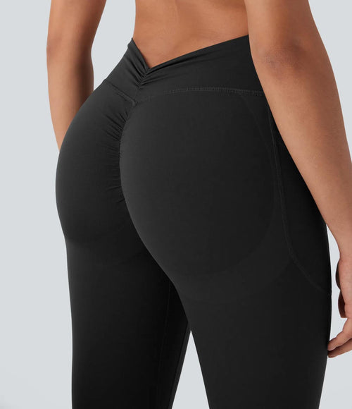 NWT Halara UltraSculpt High Waisted Tummy Control Butt Lifting Ruched Leggings S