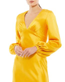 Mac Duggal 55693 Satin Evening Dress Size 4 NWT