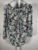 NYDJ Pintuck Blouse In Livadia Size XS NWT