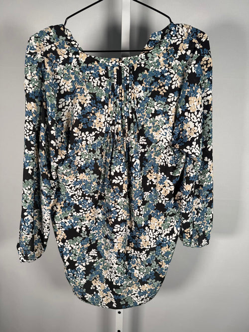 NYDJ Pintuck Blouse In Livadia Size XS NWT