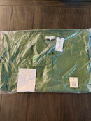 NWT We Wore What Vegan Leather Overshirt Basil Green XS