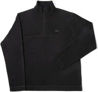 NWT Rains Addis Fleece Half Zip Unisex Jacket Black Size Small