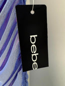 NWT Bebe Shirred Mesh Midi Dress Size S