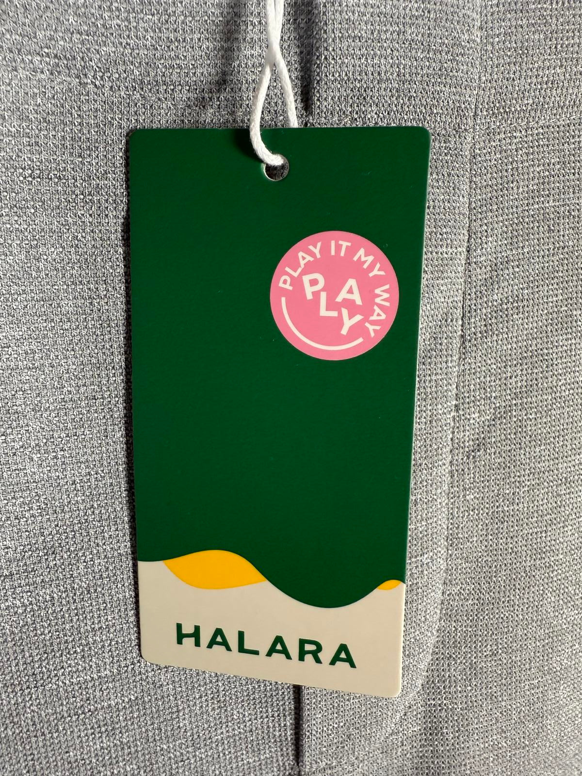 NWT Halara Flex™ High Waisted Pocket Wide Leg Waffle Work Pants Size L Petite