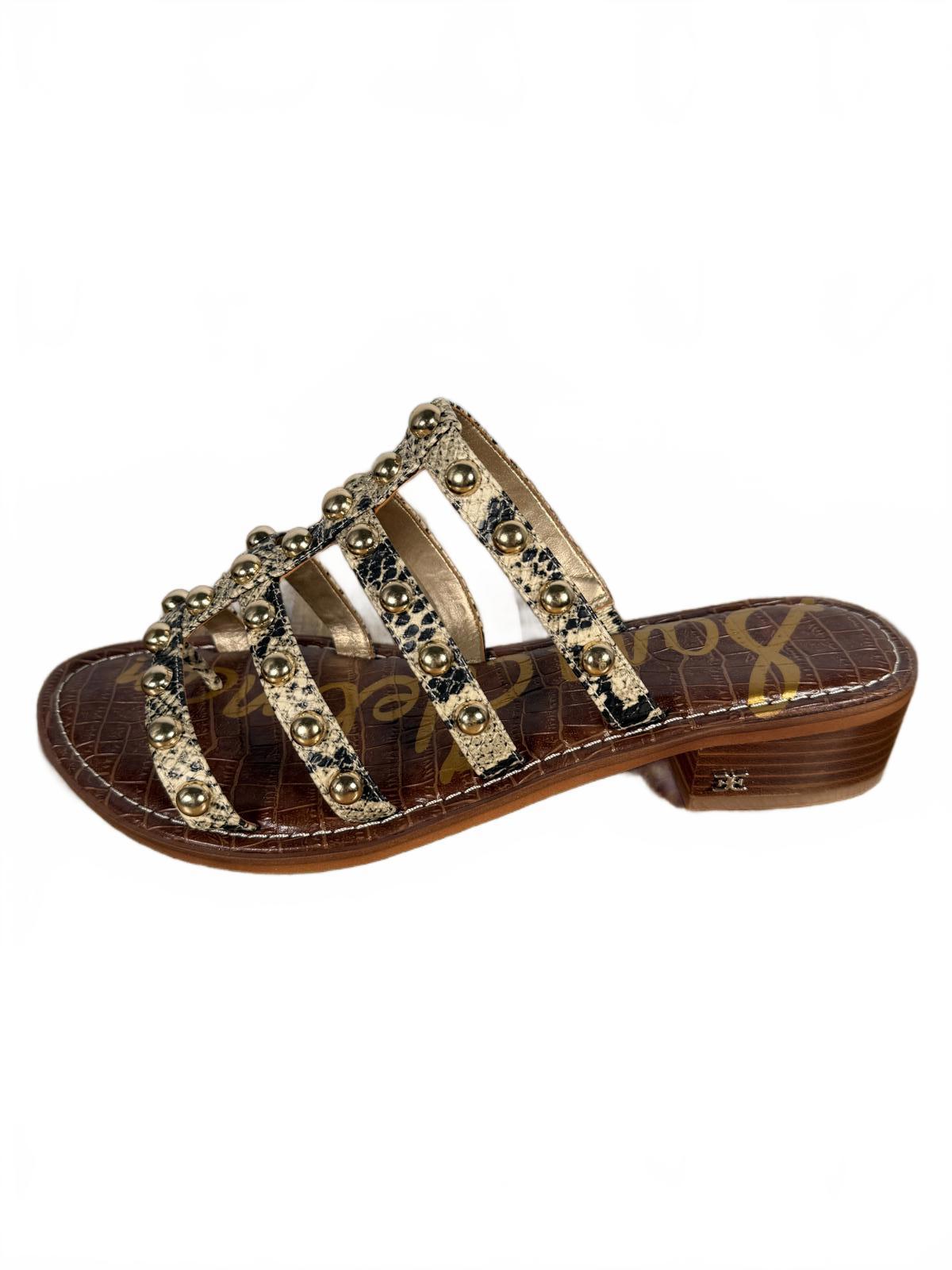 NWB Sam Edelman Juniper Leather Slip On Mule Sandals Size 11