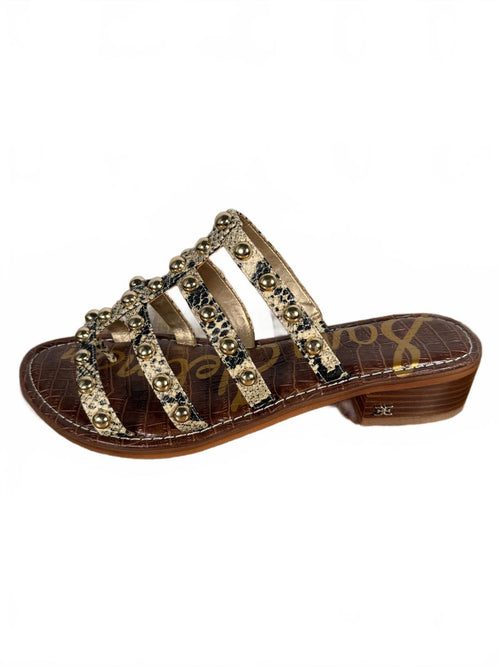 NWB Sam Edelman Juniper Leather Slip On Mule Sandals Size 11