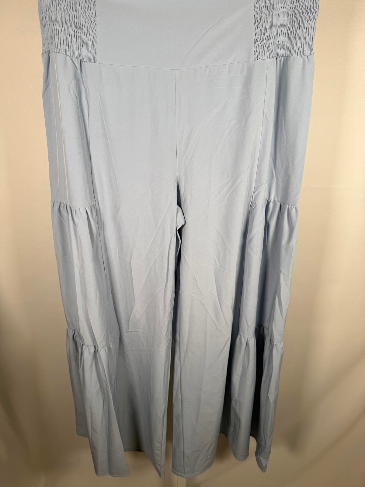 NWT Halara Breezeful™ High Waisted Shirred Tie Front & Back Wide Leg Pants XL