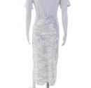 NWT REVOLVE Z Supply Alco Camo Midi Skirt Dove Grey Size Medium