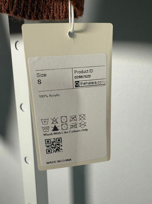 NWT Halara Front Long Sleeve Casual Sweater Sorrel Horse S