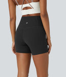 Halara UltraSculpt High Waisted Tummy Control Side Pocket  Biker Shorts Size S