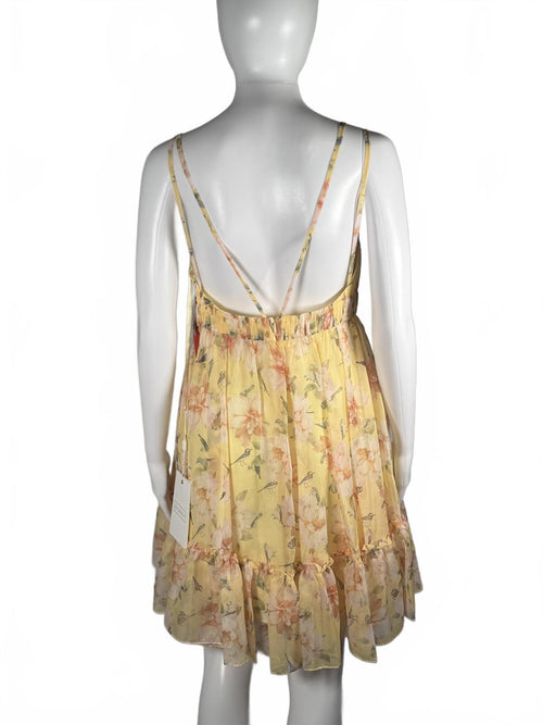 MAC DUGGAL Ieena Floral Minidress Size 10