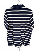 NWT Piombo Striped Pique Polo Shirt Size XXL