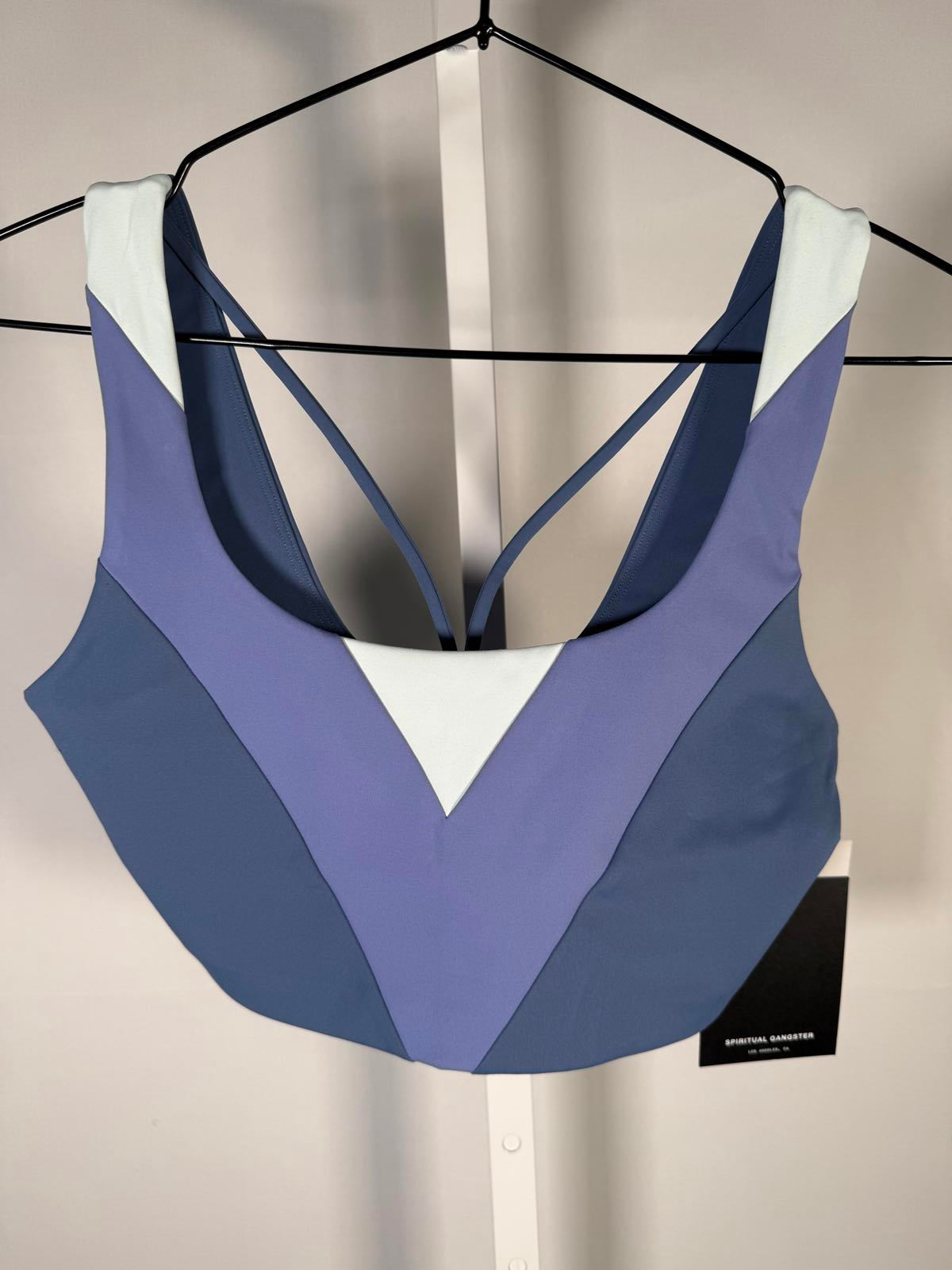 NWT Spiritual Gangster Women's Aura Strappy Longline Sports Bra Size XS