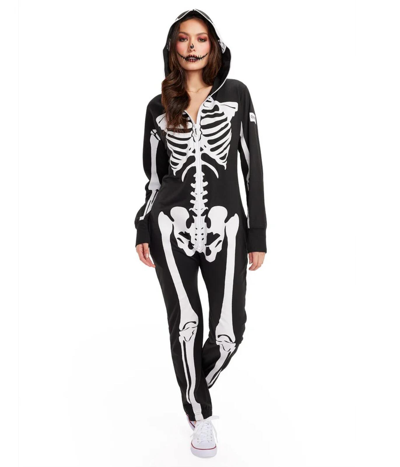 NWT Tipsy Elves Women's Halloween Skeleton Costume Size Medium