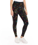 NWT Tipsy Elves Neon Splatter Women's Leggings Small