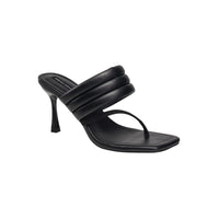 French Connection Womens Valerie Vegan Leather Slip On Heel Sandals Size 9 NWB