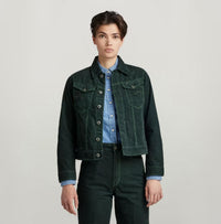 NWT G-Star Raw Arc 3D Corduroy Jacket LAUB GD Green Size XS