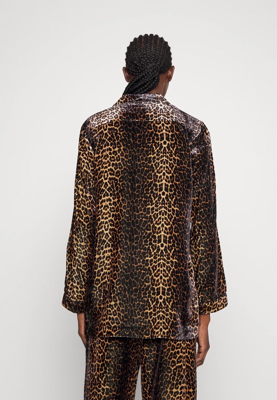 The Kooples Leopard Print Button-Up Shirt Size US M / FR 2 MSRP $315 NWT