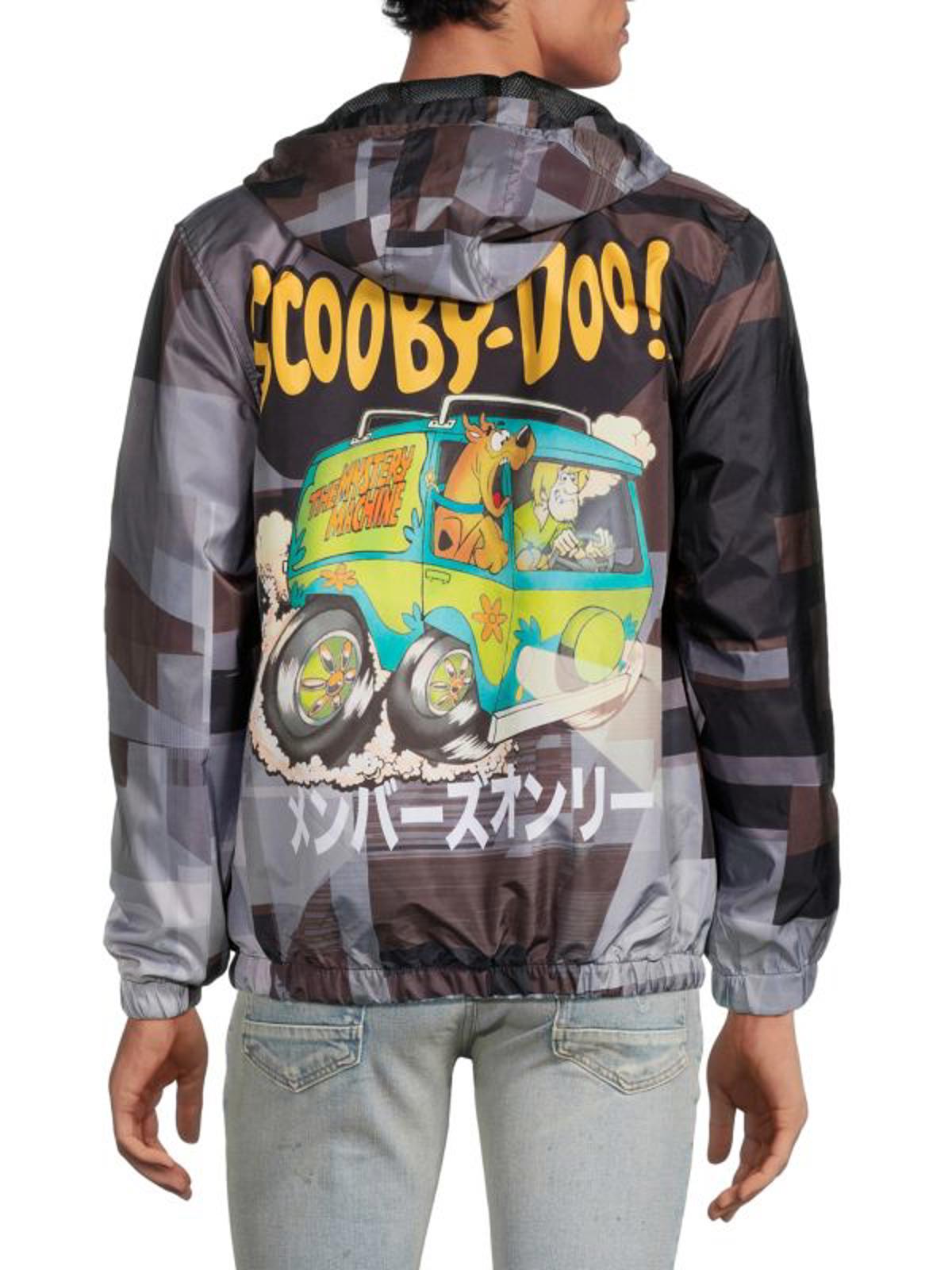 MEMBERS ONLY Scooby Hooded Windbreaker Size Small NWT