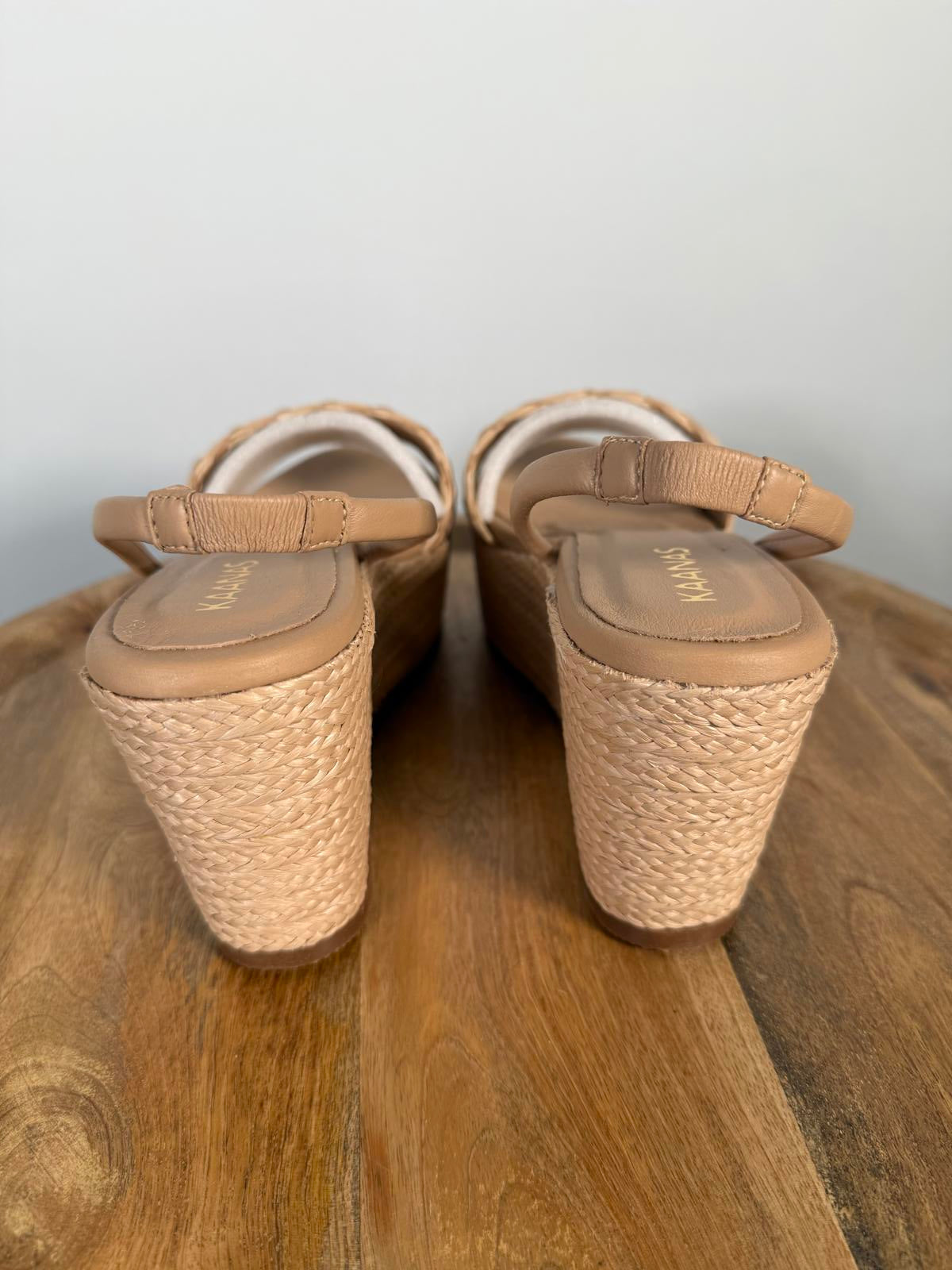 Kaanas Santiago Wedge Sandals Size 9 NIB