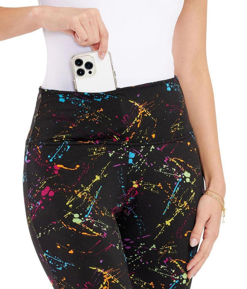 NWT Tipsy Elves Neon Splatter Women's Leggings Small