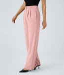 NWT Halara Flex™ High Waisted Shirred Straight Leg Work Pants Size XS Petite