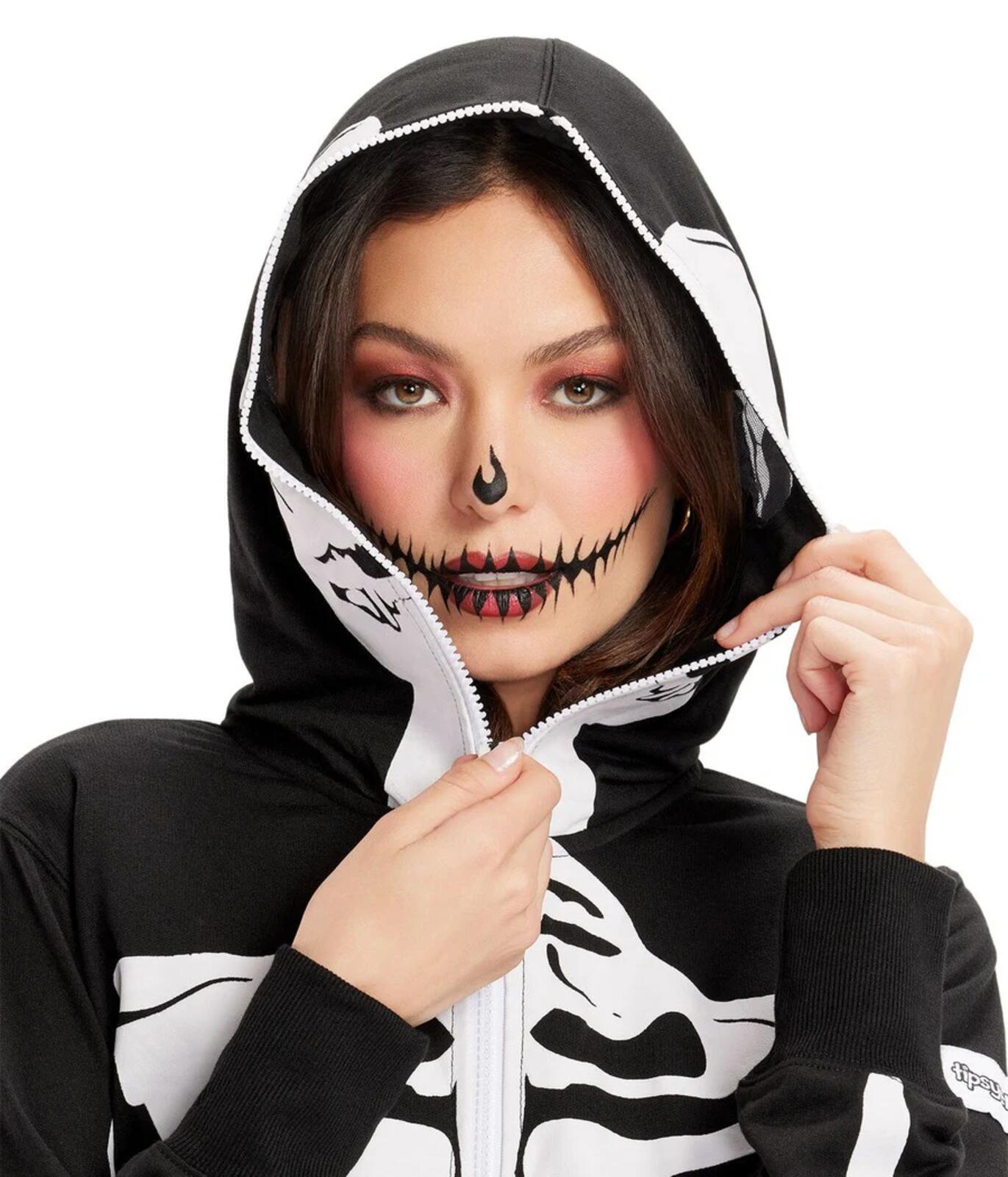 NWT Tipsy Elves Women's Halloween Skeleton Costume Size Large